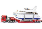 SIKU Super - Heavy Haulage Transporter + Yacht