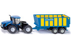 SIKU Farmer - New Holland with Silage Trailer 1:50