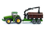 SIKU Farmer - John Deere s lesním přívěsem 1:50