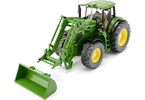 SIKU Farmer - traktor John Deere 6M 220 s odnímatelným předním nakladačem 1:32