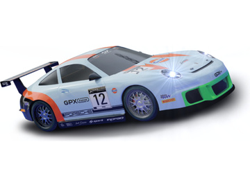 SCX Compact Porsche 911 GT3 Gulf se světly / SCXC10373X300