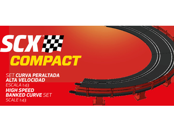 SCX Compact - Set Banked Curve / SCXC10471X200
