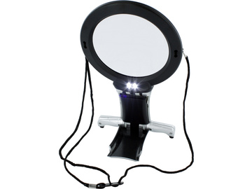 Lightcraft stolní lupa 2x s LED osvětlením / SH-LC1850