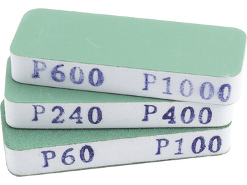 Modelcraft flexibilní brousítko 80x30x12mm (P60, P100, P240, P400, P600, P1000) Modelcraft flexibilní brousítko 80x30x12mm (P60, P100, P240, P400, P600, P1000) / SH-PAB1300