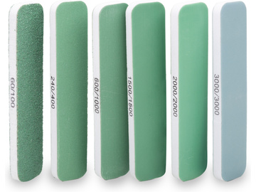 Modelcraft flexibilní brousítko 90x19x6mm (P60-P3000) / SH-PAB1400