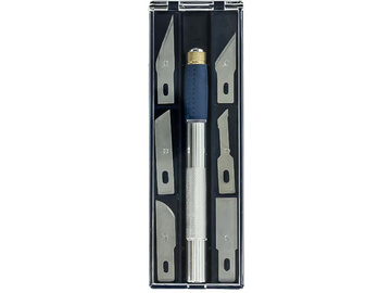 Modelcraft profesionální modelářský nůž velký, 6ks čepelí / SH-PKN4302/S