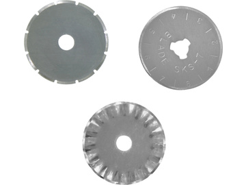 Modelcraft 3 Pce Spare Blades for Rotary Cutter 28mm Modelcraft 3 Pce Spare Blades for Rotary Cutter 28mm / SH-PKN6194X