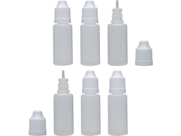 Modelcraft nádobka 15ml s kapátkem (6ks) Modelcraft nádobka 15ml s kapátkem (6ks) / SH-POL1015/6