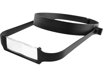 Modelcraft Slimline Headband Magnifier with 4 Lenses / SH-POP1763