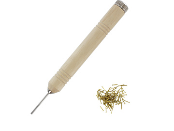 Modelcraft Pen Grip Pin Pusher with 100 Brass Pins 1x7mm Modelcraft Pen Grip Pin Pusher with 100 Brass Pins 1x7mm / SH-PPU8174G
