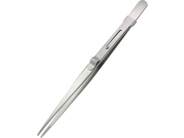 Modelcraft Fine Serrated Locking Stainless Steel Tweezers Modelcraft Fine Serrated Locking Stainless Steel Tweezers / SH-PTW1093/FR