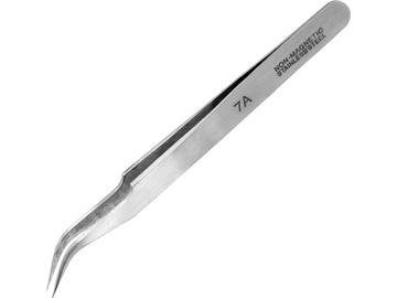 Modelcraft Extra Fine Curved Stainless Steel Tweezers / SH-PTW2185/7
