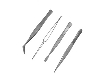 Modelcraft 4 Pce Stainless Steel Tweezers Set Modelcraft 4 Pce Stainless Steel Tweezers Set / SH-PTW5000