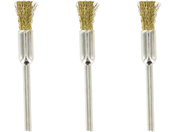 Rotacraft Brass Pencil Brushes (3pcs) / SH-RBU6847/3
