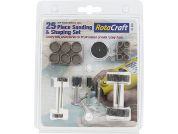 Rotacraft Sanding and Shaping Bits (25pcs Set) / SH-RC9001