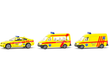 SIKU Blister - Ambulance sada 3 aut (česká verze) 1:50 SIKU Blister - Ambulance sada 3 aut (česká verze) 1:50 / SI-182506100