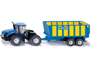SIKU Farmer - Traktor New Holland s přívěsem Joskin, 1:50 / SI-1947