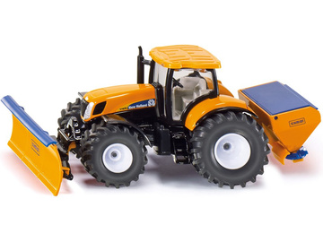 SIKU Super - Tractor with ploughing plate and salt spreader 1:50 / SI-2940