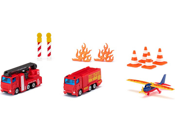 SIKU Super - hasičská vozidla a příslušenství (sada) SIKU Super - hasičská vozidla a příslušenství (sada) / SI-6330