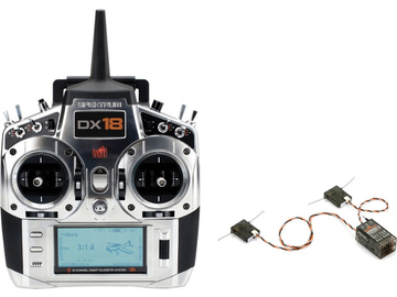 Spektrum DX18 G2 DSM2/DSMX mód 2, AR9020 / SPM18100EU