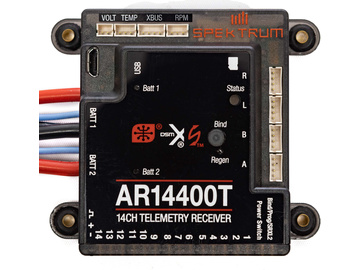 Spektrum přijímač AR14400T 14CH PowerSafe s telemetrií / SPMAR14400T