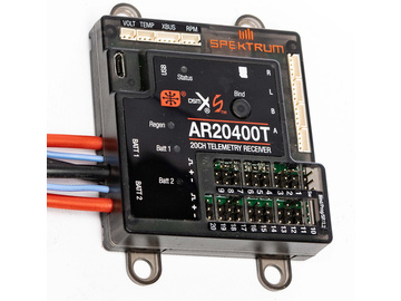 Spektrum přijímač AR20400T 20CH PowerSafe s telemetrií / SPMAR20400T