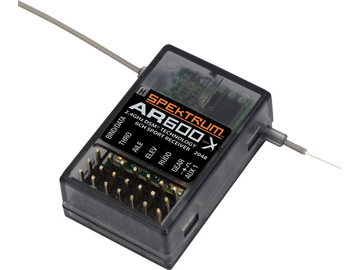 Spektrum přijímač AR600 DSM2/DSMX 6CH Micro Spektrum přijímač AR600 DSM2/DSMX 6CH Micro / SPMAR600