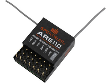 Spektrum přijímač AR6110 DSM2 6CH Micro Spektrum přijímač AR6110 DSM2 6CH Micro / SPMAR6110
