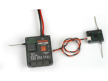 Spektrum přijímač AR7100 DSM2 7CH Heli Spektrum přijímač AR7100 DSM2 7CH Heli / SPMAR7100