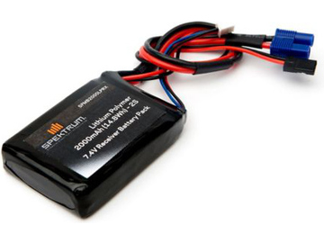 Spektrum baterie přijímače LiPol 7.4V 2000mAh Spektrum baterie přijímače LiPol 7.4V 2000mAh / SPMB2000LPRX