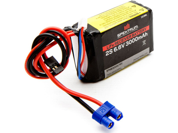 Spektrum 6.6V 3000mAh 2S LiFe Receiver Battery / SPMB3000LFRX