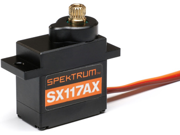 Spektrum servo SX117 Micro MG, kabel 250mm Spektrum servo SX117 Micro MG, kabel 250mm / SPMSSX117AX
