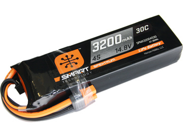 Spektrum Smart LiPo 14.8V 3200mAh 30C IC3 Spektrum Smart LiPo 14.8V 3200mAh 30C IC3 / SPMX32004S30