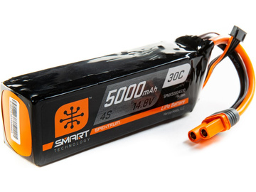 Spektrum Smart LiPo 14.8V 5000mAh 30C IC5 Spektrum Smart LiPo 14.8V 5000mAh 30C IC5 / SPMX50004S30
