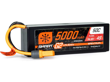 Spektrum Smart G2 LiPo 14.8V 5000mAh 50C HC IC5 Spektrum Smart G2 LiPo 14.8V 5000mAh 50C HC IC5 / SPMX54S50H5