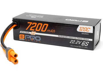 Spektrum Smart G2 LiPo 22.2V 7200mAh 120C IC5 Spektrum Smart G2 LiPo 22.2V 7200mAh 120C IC5 / SPMX726S120