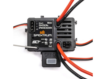 Spektrum regulátor/přijímač stejnosměrný 25A SLT IC2 Spektrum regulátor/přijímač stejnosměrný 25A SLT IC2 / SPMXSE3025RX