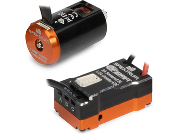 Spektrum Firma Sensored Brushless Smart ESC 8A, Brushless Sensored Motor: SCX24 / SPMXSEMC18