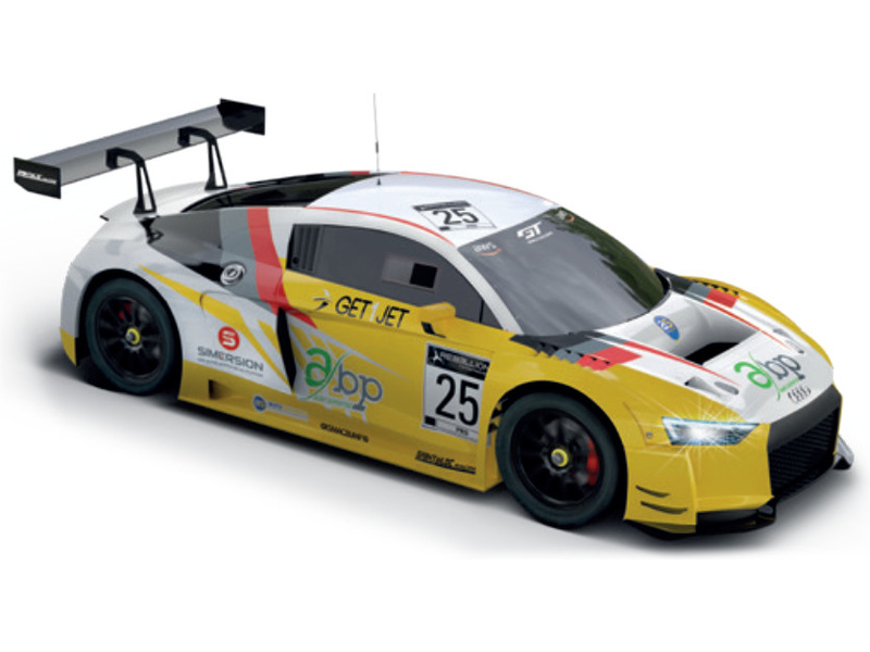 SCX Compact Audi R8 LMS GT3 ABP so svetlami SCXC10372X300