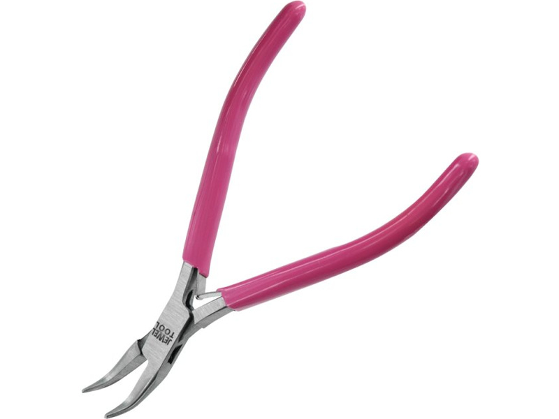 Modelcraft kliešte precízne polguľaté zahnuté SH-PPL7342