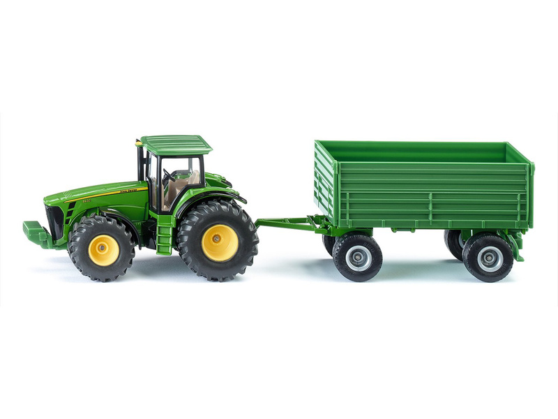 SIKU Farmer - John Deere s vlekom 1:50 SI-1953
