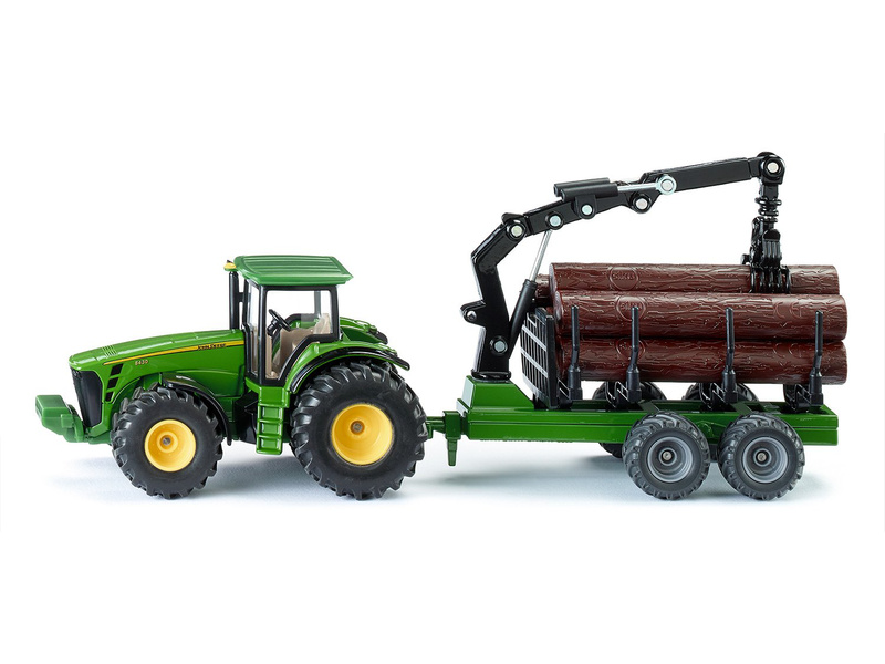 SIKU Farmer - John Deere s lesným prívesom 1:50 SI-1954