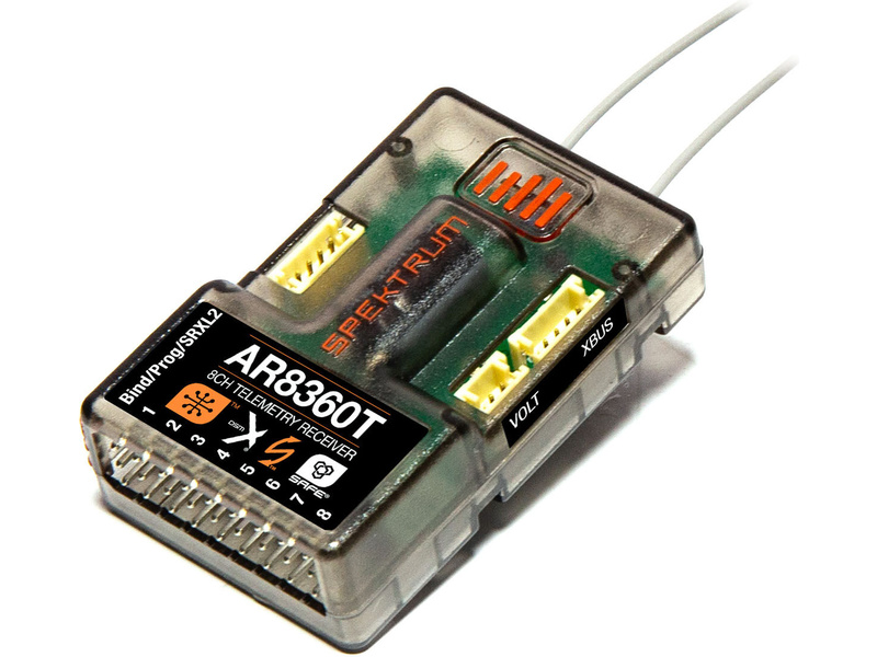 Spektrum přijímač AR8360T AS3X/SAFE s telemetrií