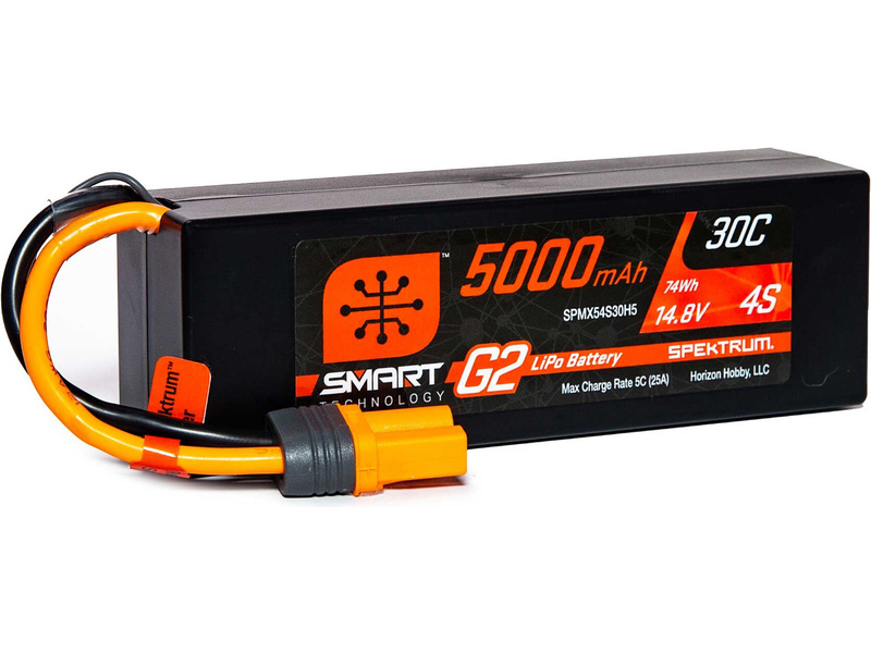 Spektrum Smart G2 LiPo 14.8V 5000mAh 30C HC IC5