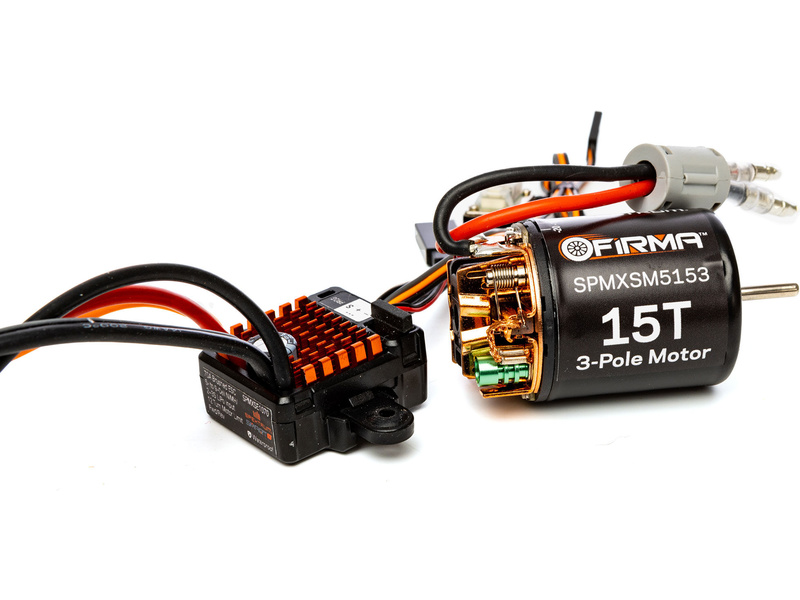 Spektrum motor jednosmerný Firma 540 15T, regulátor Firma 70A 2-3S SPMXSEMC10