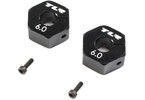 TLR Wheel Hex, 12mm x 6.0mm (2)