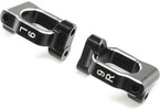 TLR Caster Block Set, 9 deg, Aluminum: 22X-4