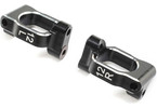 TLR Caster Block Set, 12 deg, Aluminum: 22X-4