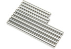 TLR Hinge Pin Set, Polished: 22X-4