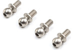 TLR Ball Stud, Low Mount, 4.8 x 5mm (4)